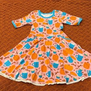 Eleanor Rose pumpkin / fall / thanksgiving dress